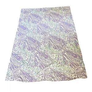 Company Store Kids Animal Print Twin Duvet Cover Cotton Pastel Purple Green Blue